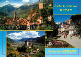72861051 Meran Merano Texelgruppe Schloss TirolPromenade Mit Kurhaus Merano - Other & Unclassified