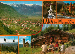 72861046 Lana Meran Fliegeraufnahme Sessellift Kapelle Wasserfall  Firenze - Other & Unclassified