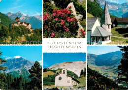 72860970 Liechtenstein  Schloss Vaduz Alpenrosen Kirchlein Am Steg Ochsenkopf  L - Liechtenstein