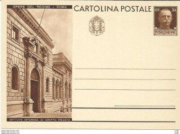 Opere Del Regime Cent. 30 "Ist. Diritto" N. C 72/12 - Stamped Stationery