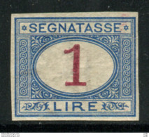 Segnatasse Lire 1 N. 27g Ottimo, Non Dentellato - Ongebruikt