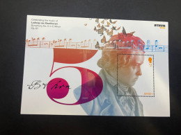 13-5-2024 (stamp) Mint (neuve) Mini-sheet - Jersey  - Mozart - Blokken & Velletjes
