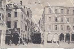 Az208 Cartolina Treviso Calmaggiore Tram Bella!! - Treviso