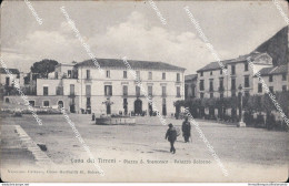 Az311 Cartolina Cava Dei Tirreni Piazza S.francesco Palazzo Salzano Salerno - Salerno