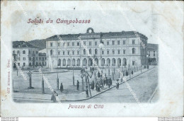 Bg134 Cartolina Saluti Da Campobasso Citta' Palazzo Di Citta' - Campobasso