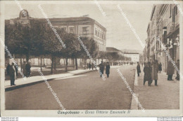 Bf185 Cartolina Campobasso Citta' Corso Vittorio Emanuele II 1935 - Campobasso