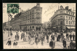 CPA Elbeuf, La Place Du Calvaire  - Elbeuf