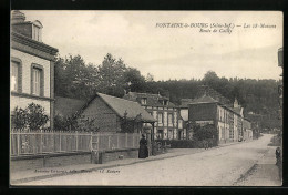 CPA Fontaine-le-Bourg, Les 18-Maisons, Route De Cailly  - Autres & Non Classés