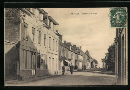 CPA Fréville, Route De Rouen  - Rouen