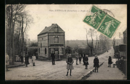 CPA Epouville, Une Rue, Vue De La Rue  - Autres & Non Classés