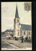 CPA Gaillefontaine, L`Eglise, Sortie De La Messe  - Autres & Non Classés