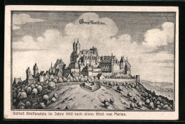 AK Greifenstein, Das Schloss Im Jahre 1640 Nach Einem Stich Von Merian  - Otros & Sin Clasificación
