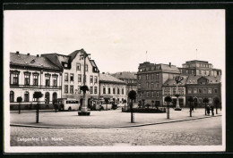 AK Lengenfeld I. V., Markt Mit Eisen- Und Stahlwarenhandlung Carl G. Ickelsheimer  - Other & Unclassified