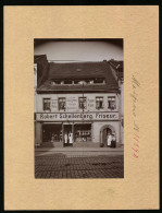 Fotografie Brück & Sohn Meissen, Ansicht Meissen I. Sa., Blick Auf Den Friseur Robert Schellenberg In Der Neugasse  - Lugares