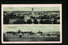 AK Aichach, Gefängnisanstalt, Totalansicht  - Presidio & Presidiarios