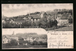 AK Giengen /Brenz, Ortsansicht Mit Kirche, Teilansicht  - Andere & Zonder Classificatie