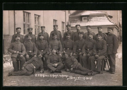 Foto-AK Graudenz, L. I. Regt. 707, 5. Korpl. 4. Komp. 1915, Soldaten In Uniform  - Westpreussen