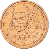 France, 2 Centimes, 1999, Pessac, Cuivre Plaqué Acier, SPL, KM:1283 - Frankrijk