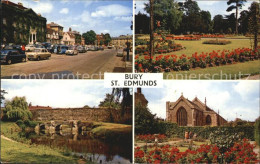 72602786 Bury St Edmunds Angel Hill Abbey Gardens Abbot's Bridge Cathedral Of St - Andere & Zonder Classificatie