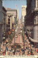 72598189 San_Francisco_California Cable Car Turnable Powell Und Market - Sonstige & Ohne Zuordnung