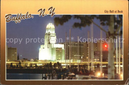 72597703 Buffalo_New_York City Hall At Dusk - Andere & Zonder Classificatie