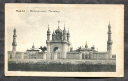 MALTA 1920s Mohammedian Cemetery. Islam. Postcard (h1821) - Malta