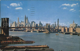 72592254 New_York_City Manhattan Skyline Showing Brooklyn Bridge - Sonstige & Ohne Zuordnung