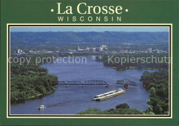 72590546 La_Crosse_Wisconsin Fliegeraufnahme Mississippi River - Otros & Sin Clasificación