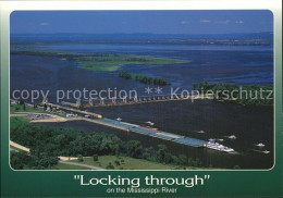 72590541 La_Crosse_Wisconsin Fliegeraufnahme Mississippi River - Altri & Non Classificati