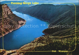 72590519 Utah_US-State Wyoming Fliegeraufnahme Flaming Gorge Lake - Sonstige & Ohne Zuordnung