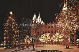 72590492 Salt_Lake_City Christmas Time On Temple Square - Andere & Zonder Classificatie