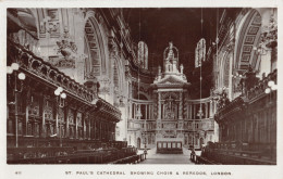 R299078 London. St. Paul Cathedral Showing Choir And Reredos. W. H. S. Kingsway - Andere & Zonder Classificatie