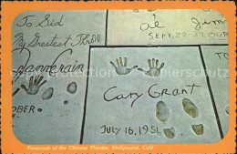 72583961 Hollywood California Footprints Of The Stars Cary Grant Hollywood Calif - Autres & Non Classés