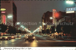 72583959 Hollywood California Hollywood Boulevard At Night Hollywood California - Sonstige & Ohne Zuordnung