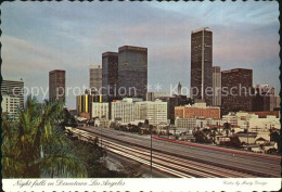 72583954 Los_Angeles_California Night Falls On Downtown Skyline - Other & Unclassified