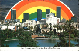 72583952 Los_Angeles_California City At The End Of Rainbow - Otros & Sin Clasificación