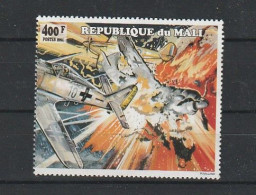 " 50 ANS DE LA BATAILLE AERIENNE DE NORMANDIE DU 6 JUIN 1944 " Sur Timbre Neuf ** MNH Du MALI De 1994 - Militaria