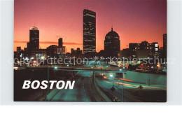 72583048 Boston_Massachusetts Sunset Over The City - Sonstige & Ohne Zuordnung