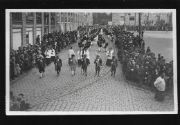 35 Rennes Carte Photo Funérailles En Grandes Pompes Cortège Place Du Parlement Les Suisses , Enterrement De C - Rennes