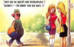 R296906 They Say He Hasnt Any Scruples. Taylor. Bamforth. Comic Series. No. 658 - Wereld