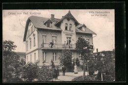 AK Bad Kudowa, Villa Hohenzollern, Inh.: Paul Burdich  - Schlesien