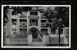 AK Bad Reinerz, Villa Prinzess Charlotte, Besitzerin: H. Schinke  - Schlesien