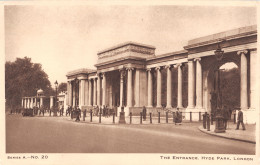 R297892 The Entrance. Hyde Park. London. No. 20. St. Pauls Hospital Competition - Andere & Zonder Classificatie