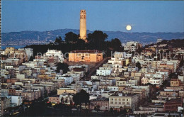 72582217 San_Francisco_California Colt Tower In Moonlit - Otros & Sin Clasificación