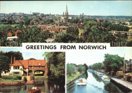 72581387 Norwich UK Gesamtansicht Kanal Altes Seehaus  - Andere & Zonder Classificatie