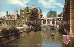 72581277 Cambridge Cambridgeshire Bridge Of Sighs Sankt Johns College Cambridge - Altri & Non Classificati