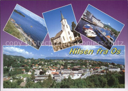 72580104 Os Bergen Fliegeraufnahme Kirche Hafen Panorama Norwegen - Noruega