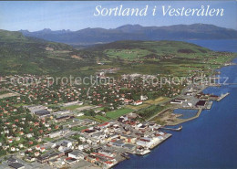 72580081 Sortland Vesteralen Fliegeraufnahme Sortland - Noruega