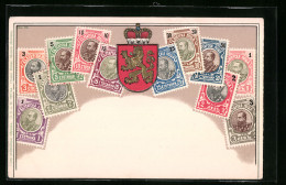 AK Briefmarken Aus Bulgarien  - Timbres (représentations)