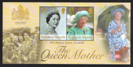 SOLOMON ISLANDS 2002 "QUEEN ELIZABETH THE QUEEN MOTHER COMMEMORATION" SHEET MNH - Islas Salomón (1978-...)